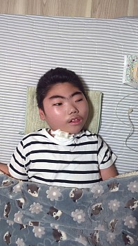 満面の笑み